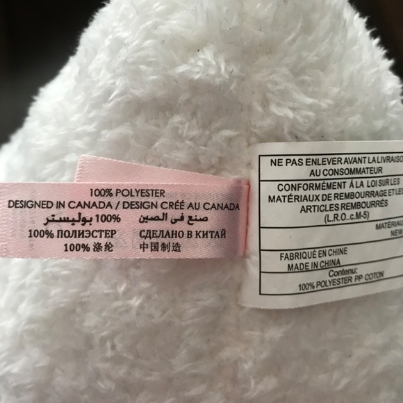 New La Vie en Rose Duck Plush Toy Stuffed Animal Snow White Pink - Picture 6 of 7